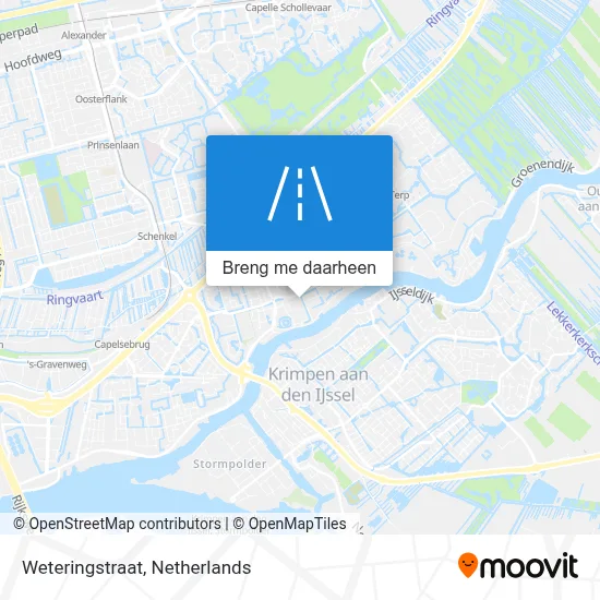 Weteringstraat kaart