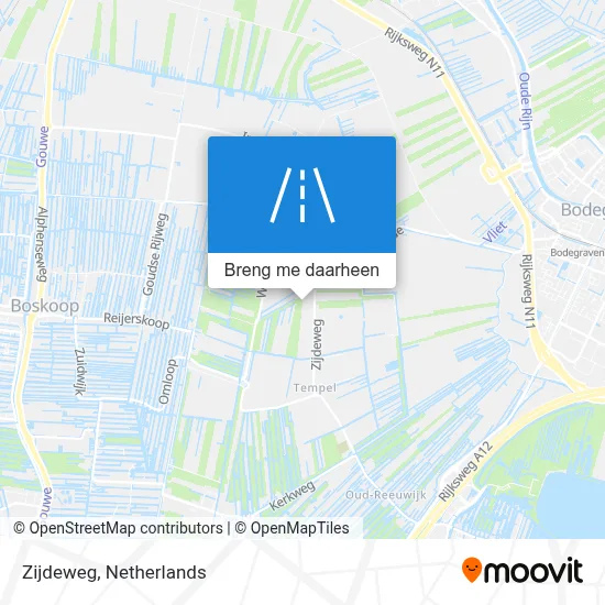 Zijdeweg kaart