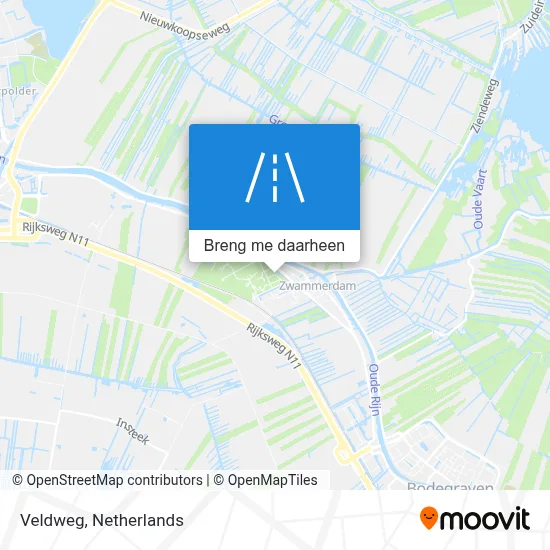 Veldweg kaart