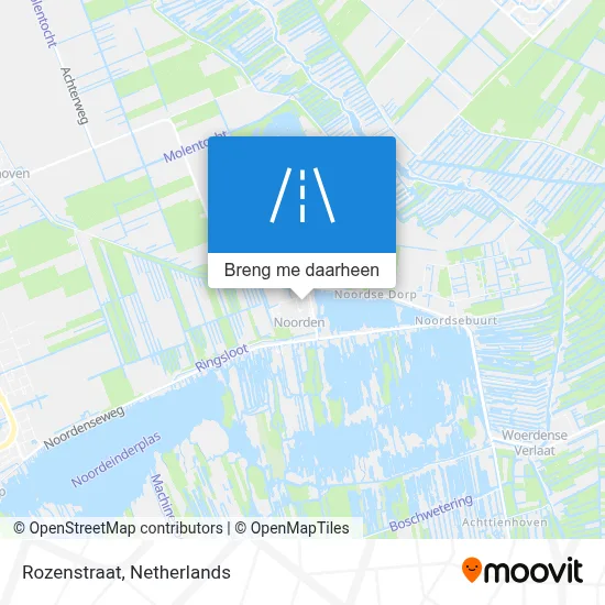 Rozenstraat kaart
