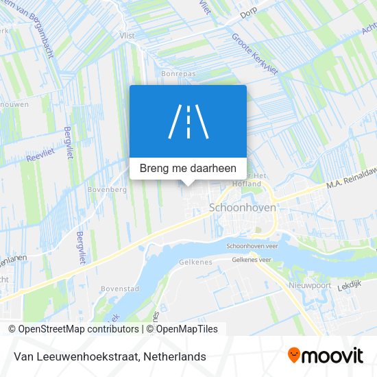 Van Leeuwenhoekstraat kaart