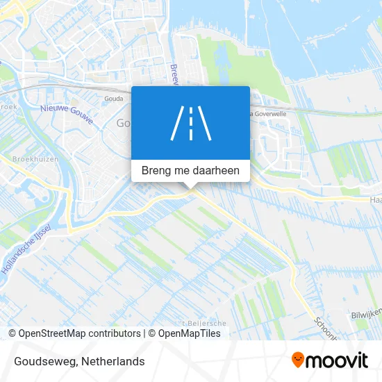 Goudseweg kaart