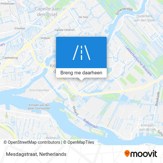 Mesdagstraat kaart
