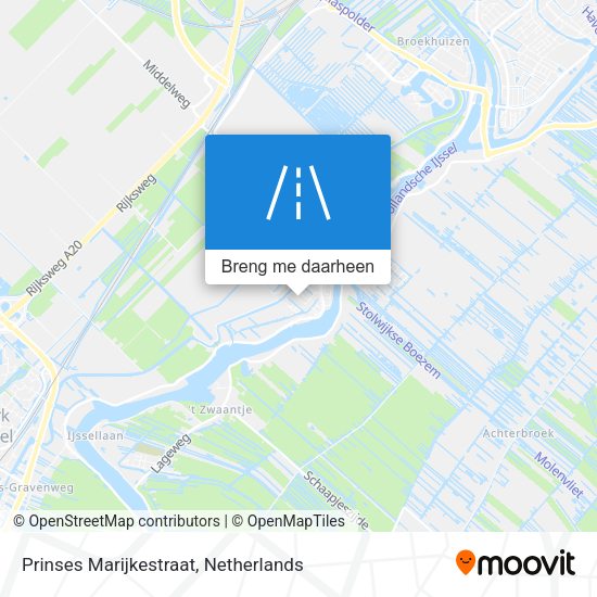 Prinses Marijkestraat kaart