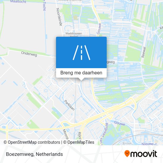 Boezemweg kaart