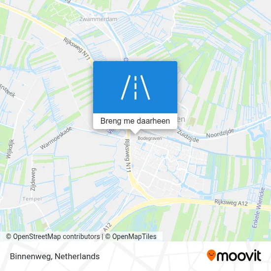 Binnenweg kaart