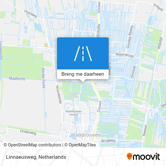 Linnaeusweg kaart