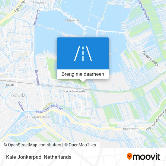 Kale Jonkerpad kaart