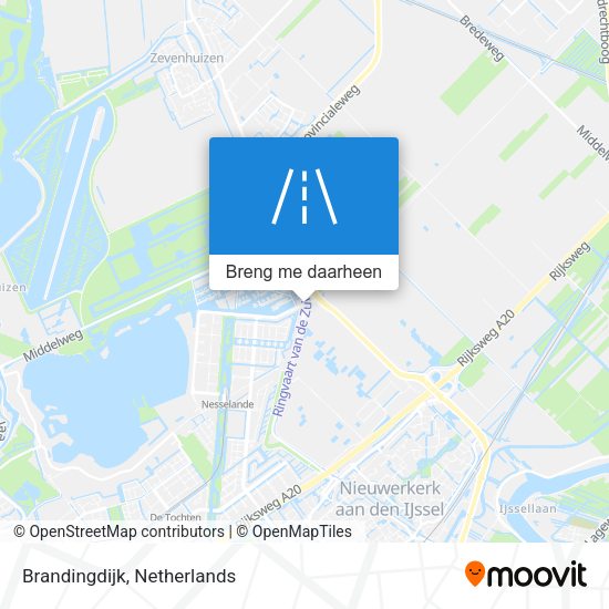 Brandingdijk kaart