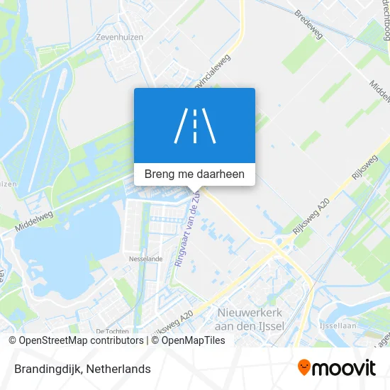 Brandingdijk kaart