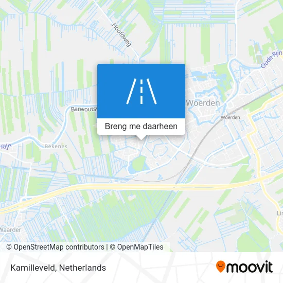 Kamilleveld kaart