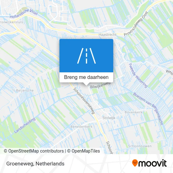 Groeneweg kaart