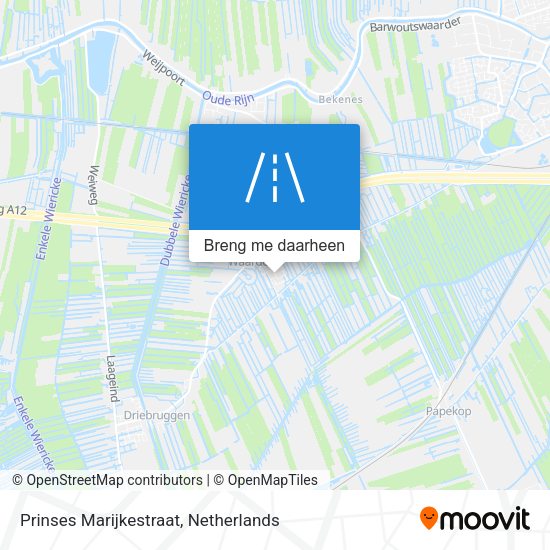 Prinses Marijkestraat kaart