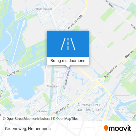 Groeneweg kaart