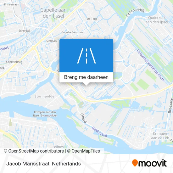 Jacob Marisstraat kaart