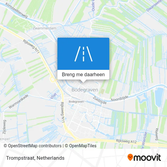 Trompstraat kaart