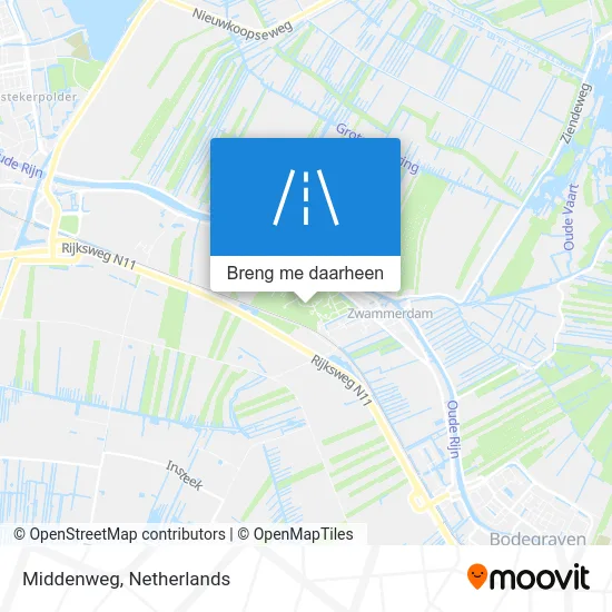 Middenweg kaart