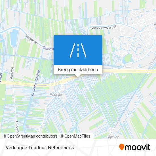 Verlengde Tuurluur kaart
