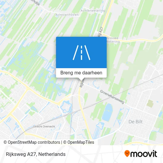 Rijksweg A27 kaart