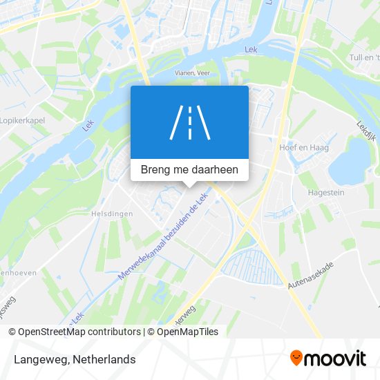 Langeweg kaart