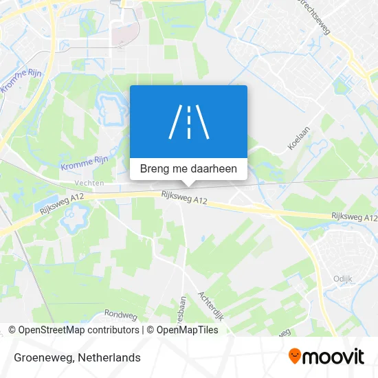 Groeneweg kaart