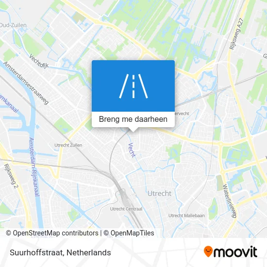 Suurhoffstraat kaart