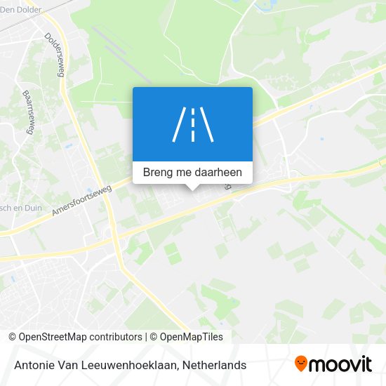 Antonie Van Leeuwenhoeklaan kaart