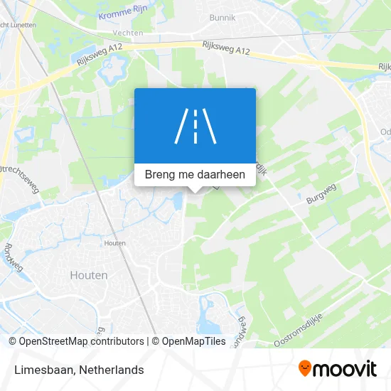 Limesbaan kaart