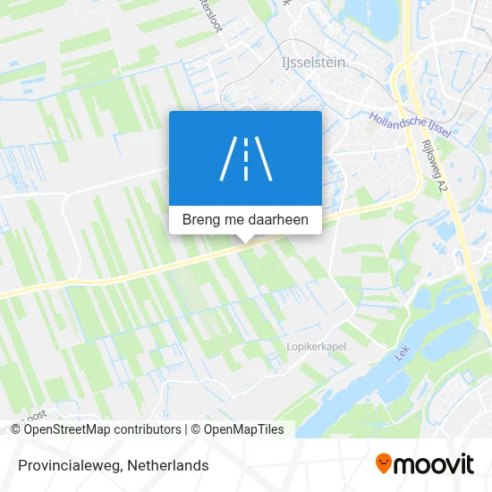 Provincialeweg kaart