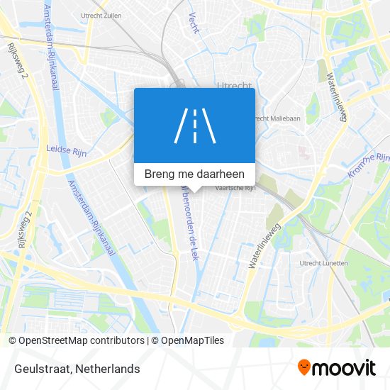 Geulstraat kaart