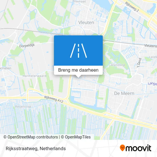 Rijksstraatweg kaart