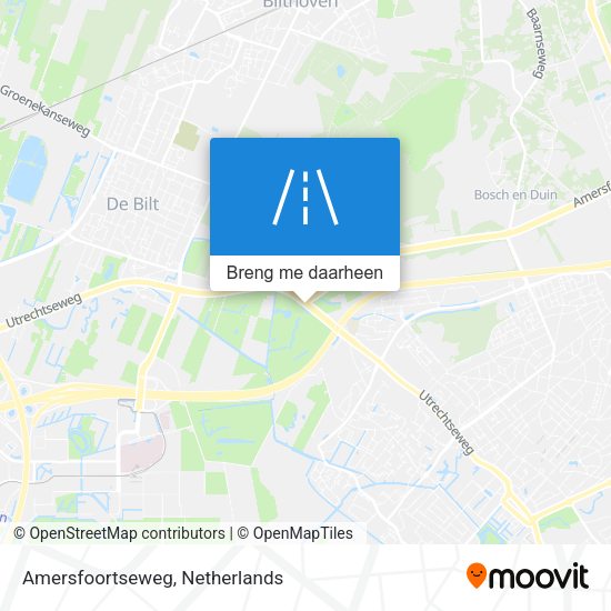 Amersfoortseweg kaart
