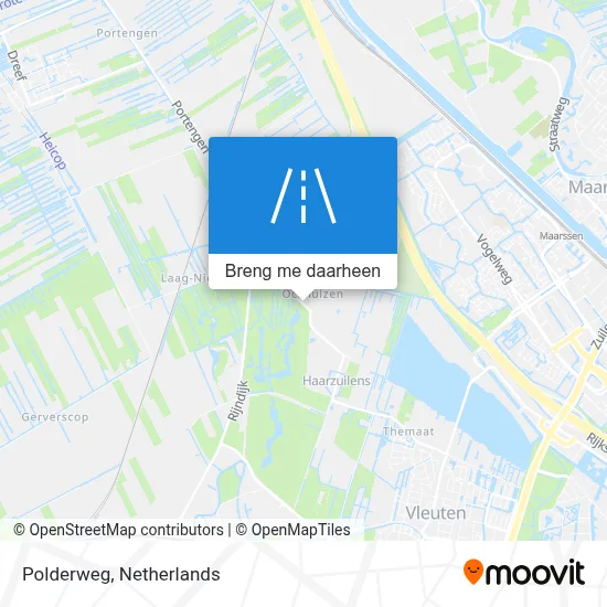 Polderweg kaart