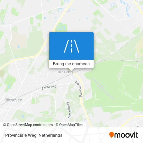 Provinciale Weg kaart