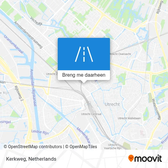 Kerkweg kaart