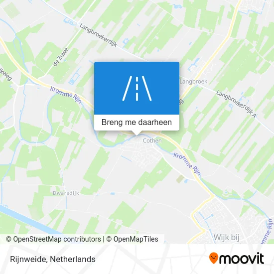Rijnweide kaart