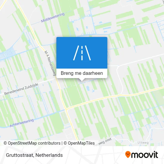 Gruttostraat kaart