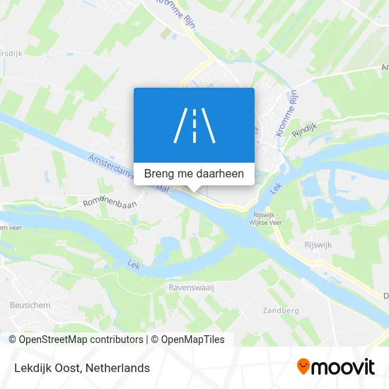 Lekdijk Oost kaart