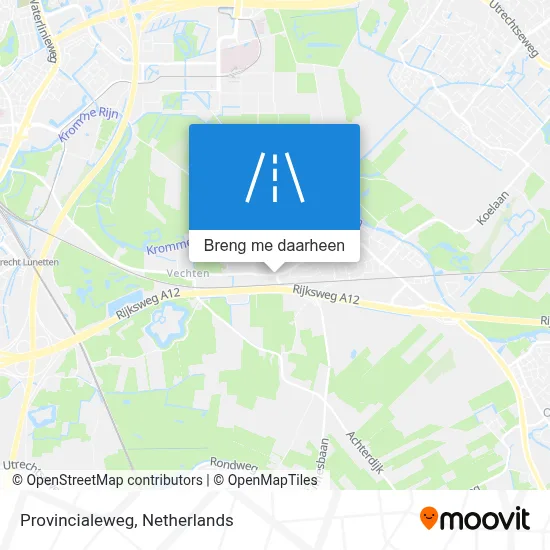 Provincialeweg kaart