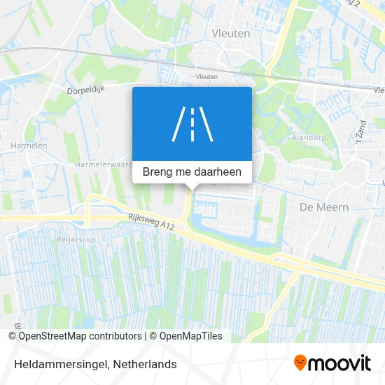 Heldammersingel kaart