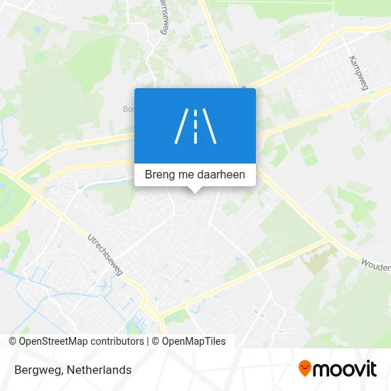 Bergweg kaart