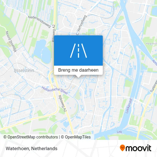 Waterhoen kaart