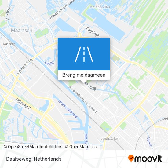 Daalseweg kaart