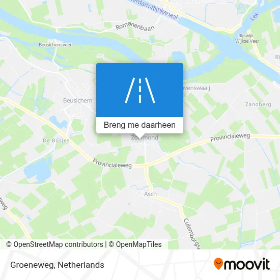 Groeneweg kaart
