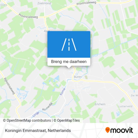 Koningin Emmastraat kaart