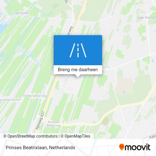 Prinses Beatrixlaan kaart