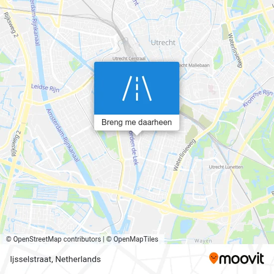 Ijsselstraat kaart
