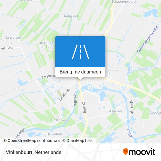 Vinkenbuurt kaart