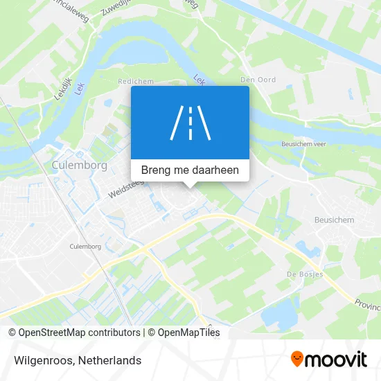 Wilgenroos kaart