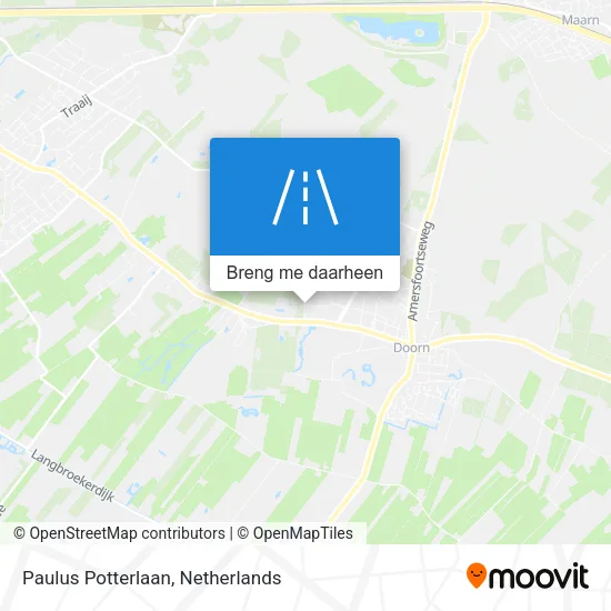 Paulus Potterlaan kaart